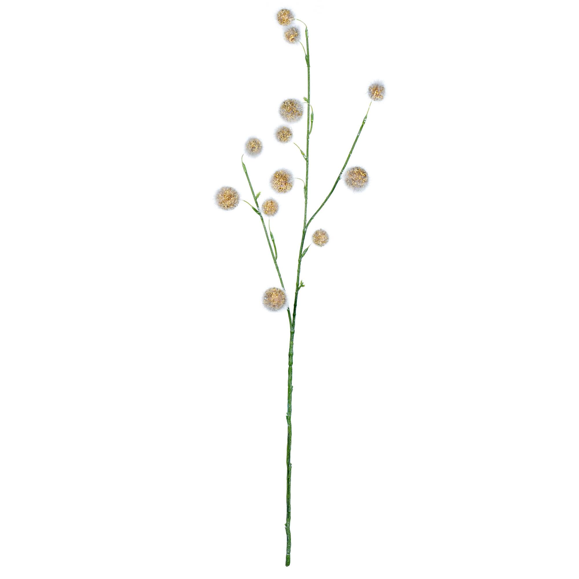 Yellow Pom Pom Spray, 3ct.